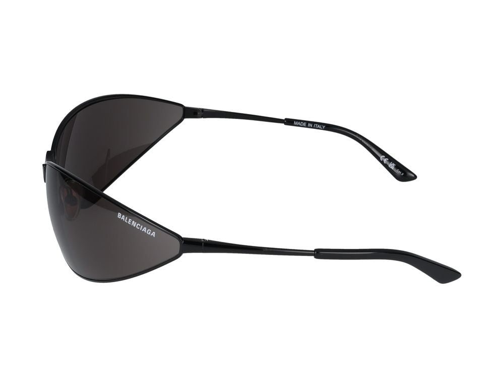 Balenciaga Black Bb0315s Metal Cat-Eye Sunglasses