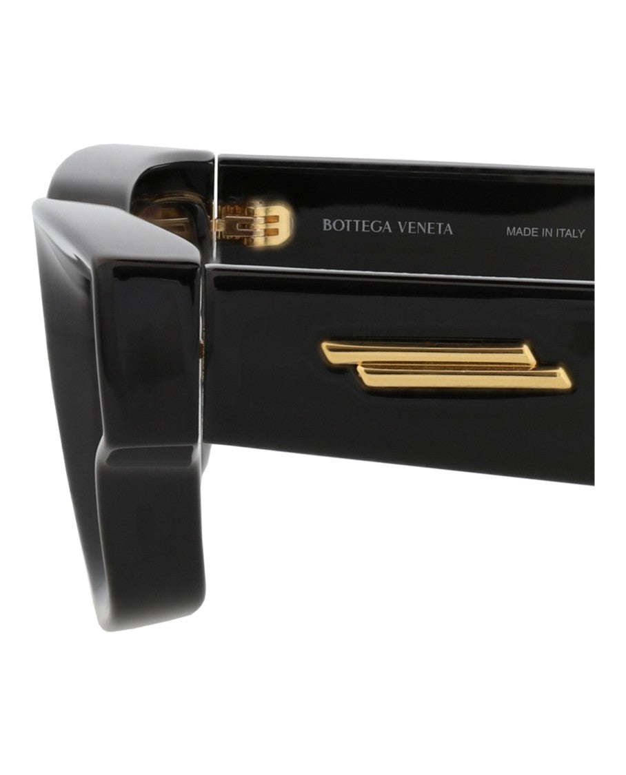 Bottega Veneta Cat Eye-Frame Injection Sunglasses With Gold Accents