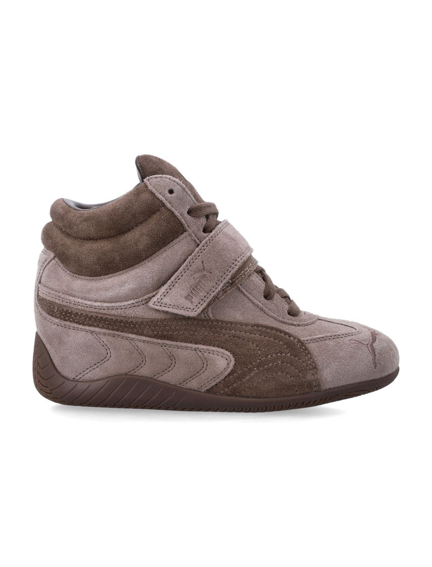 Puma Speedcat Wedge Suede Panel High-Top Wedge Sneakers