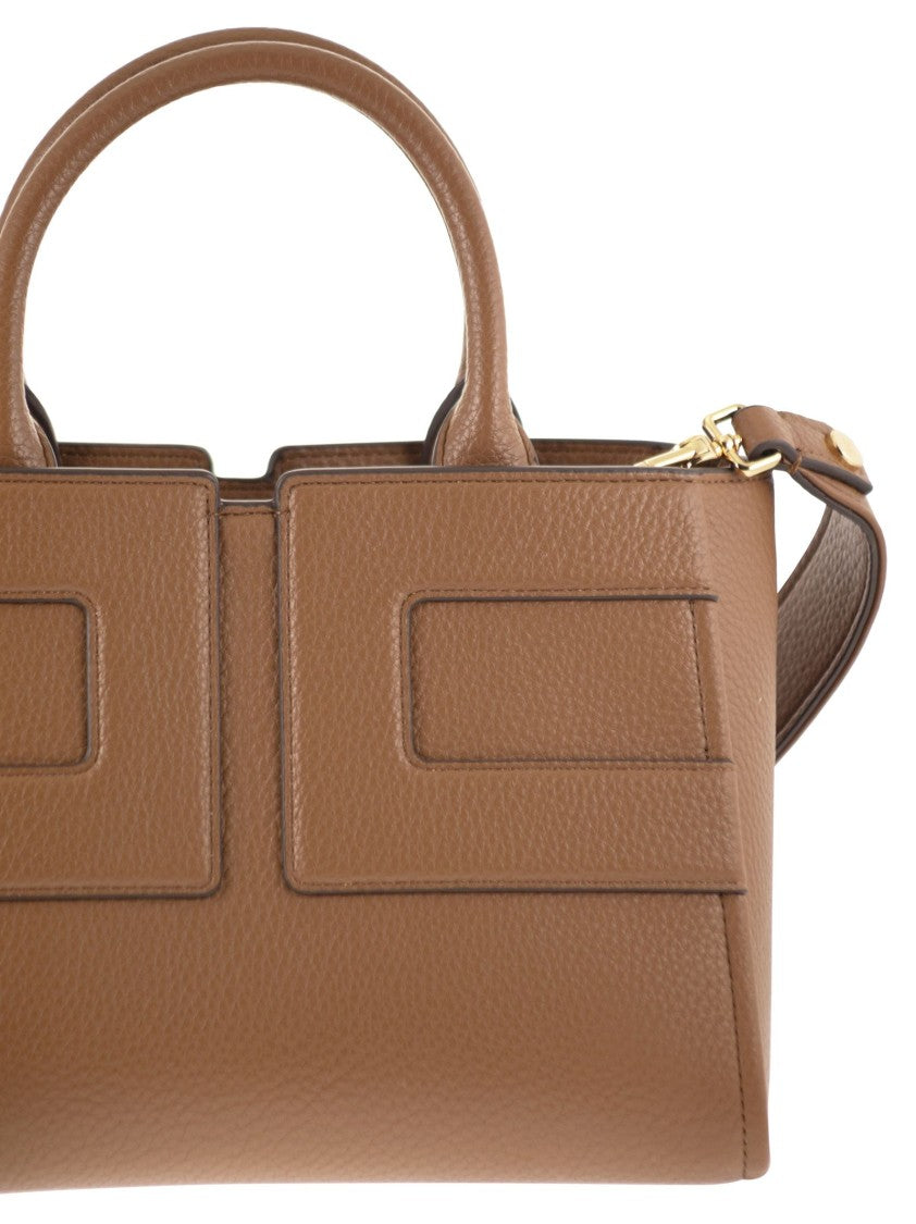 Elisabetta Franchi Medium Tote Bag With Logo