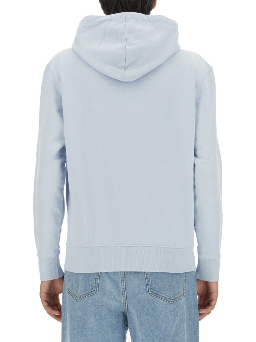 Maison Kitsuné Regular Fit White Sweatshirt