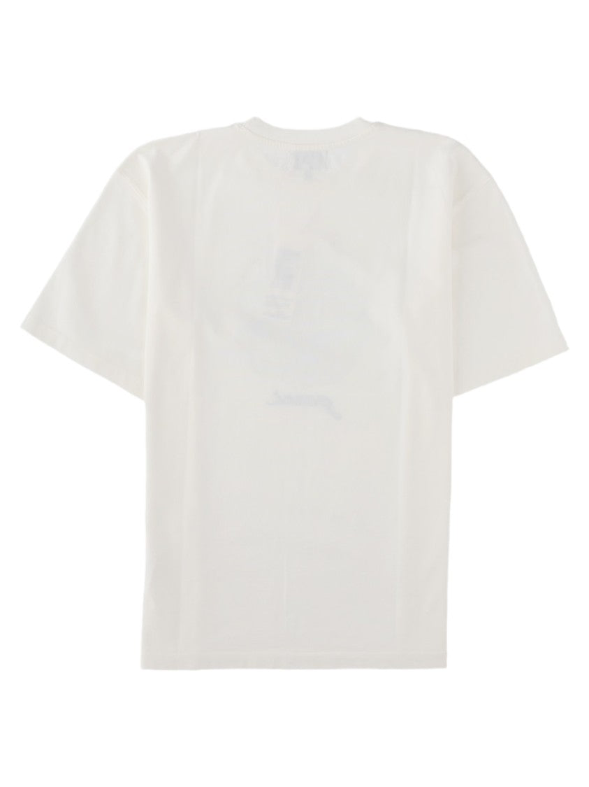 Ganni Qixi Printed Organic Cotton Graphic T-Shirt