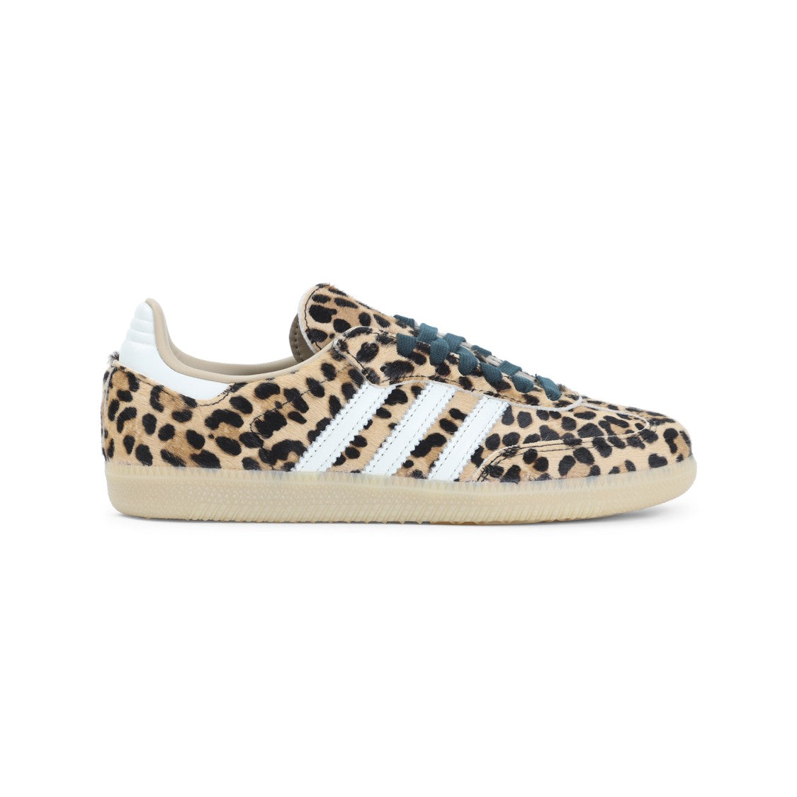 Adidas Low-Top Sneakers With Bold Leopard Print And Classic Contrast