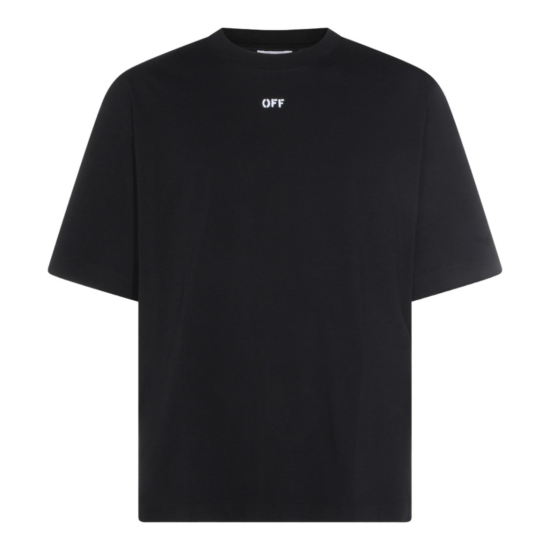 Off-White Graphic Black T-Shirt With Abstract Back Design