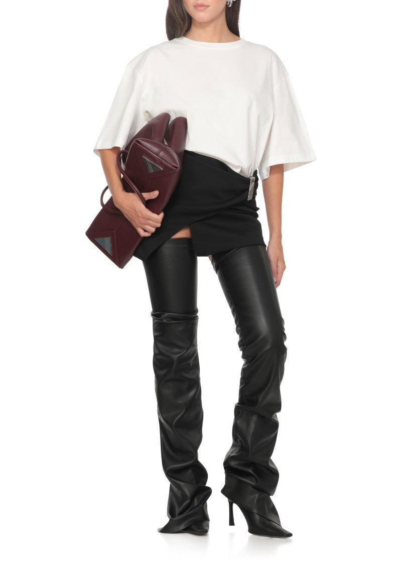 The Attico Virgin Wool Mini Skirt