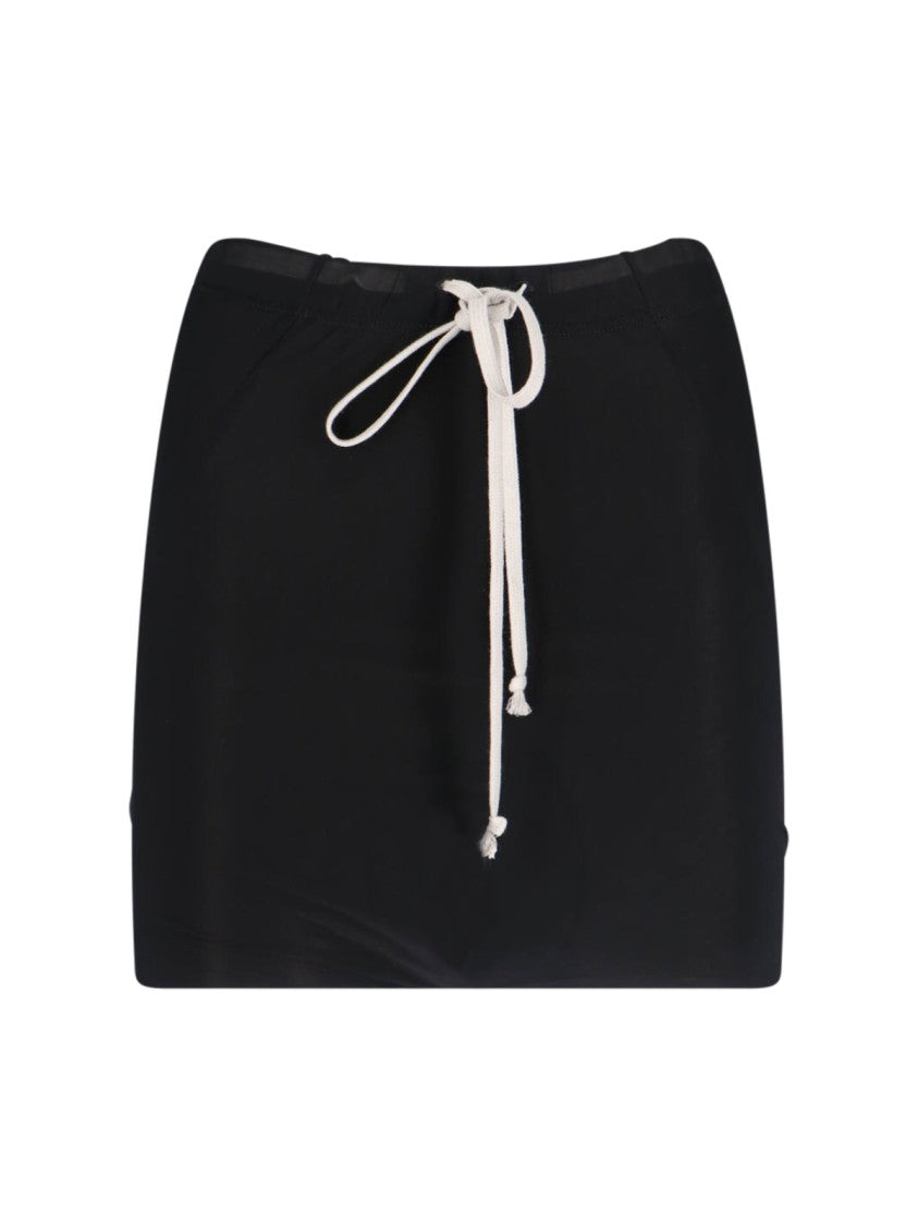 Rick Owens Classic Mini Skirt – Black
