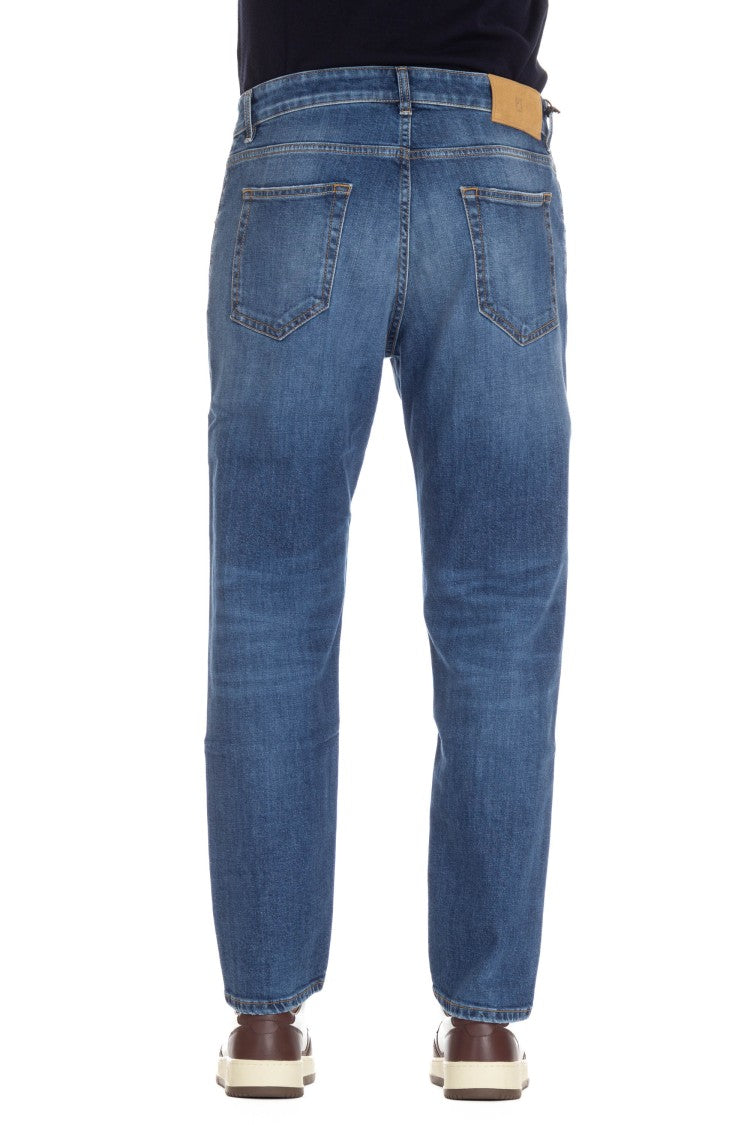 Pt Denim Camoscio Carrot Fit Jeans