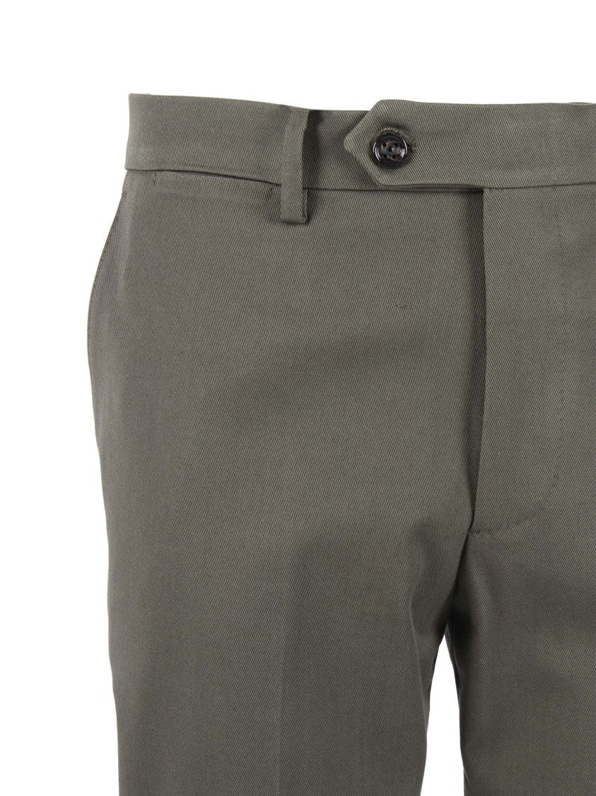 Berwich Tailored Slim-Fit Trousers With Cuffed Hem