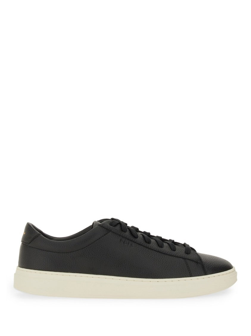Boss Grained Leather Sneaker