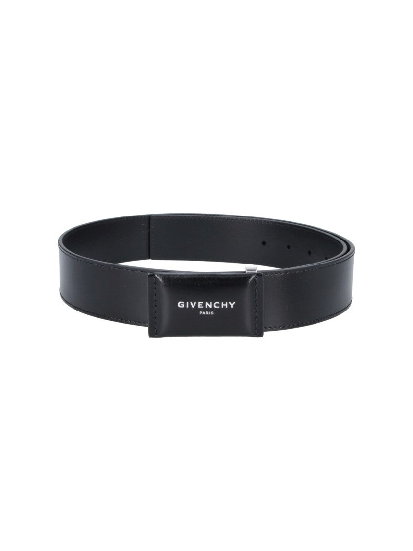 Givenchy Black Antigona Leather Belt