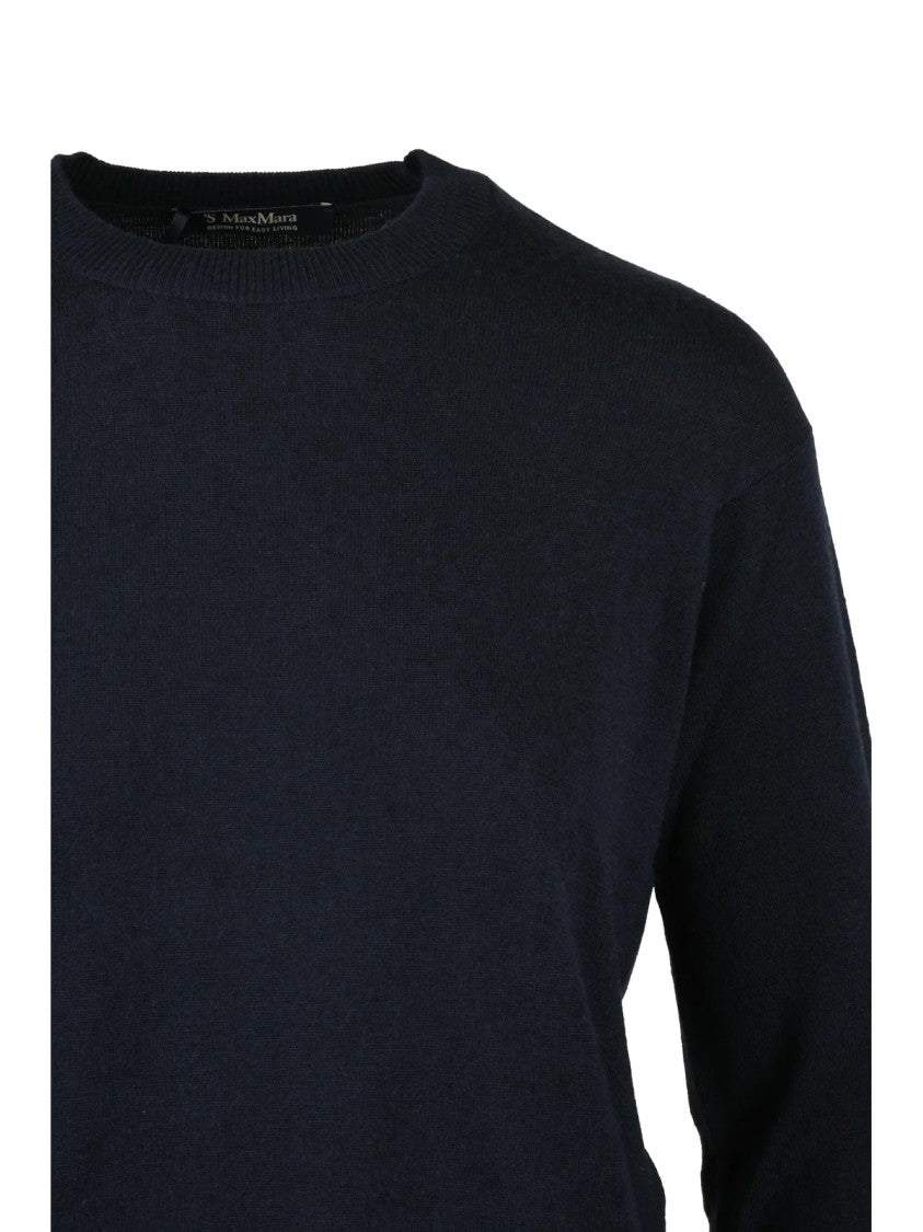 Max Mara Eco Wool Underlayer Sweater With Elbow Patches