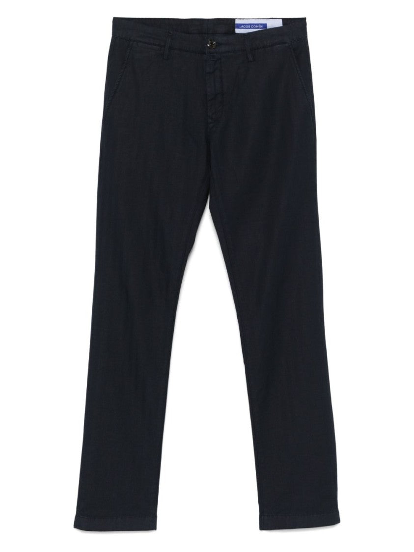 Jacob Cohen Navy Blue Jeans With Tailored Fit