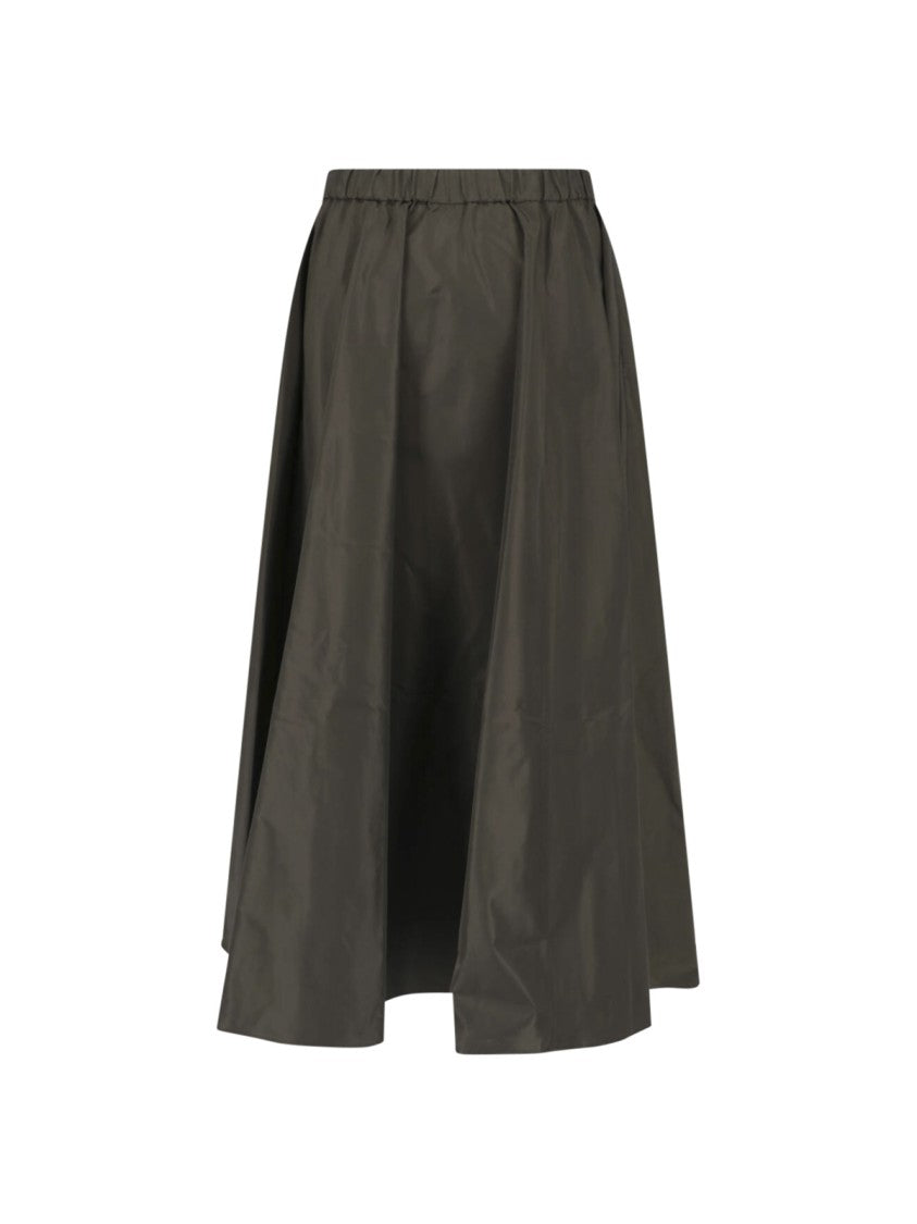 Aspesi Green Technical Midi Skirt