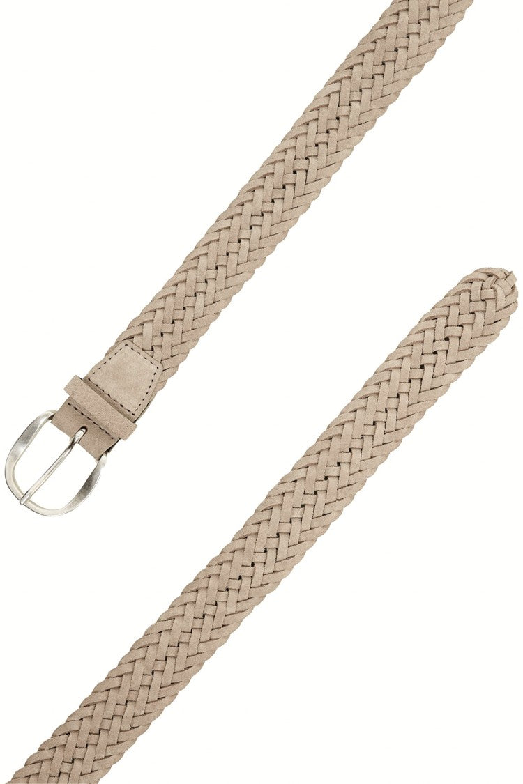Orciani Plot Braided Suede Classic Belt