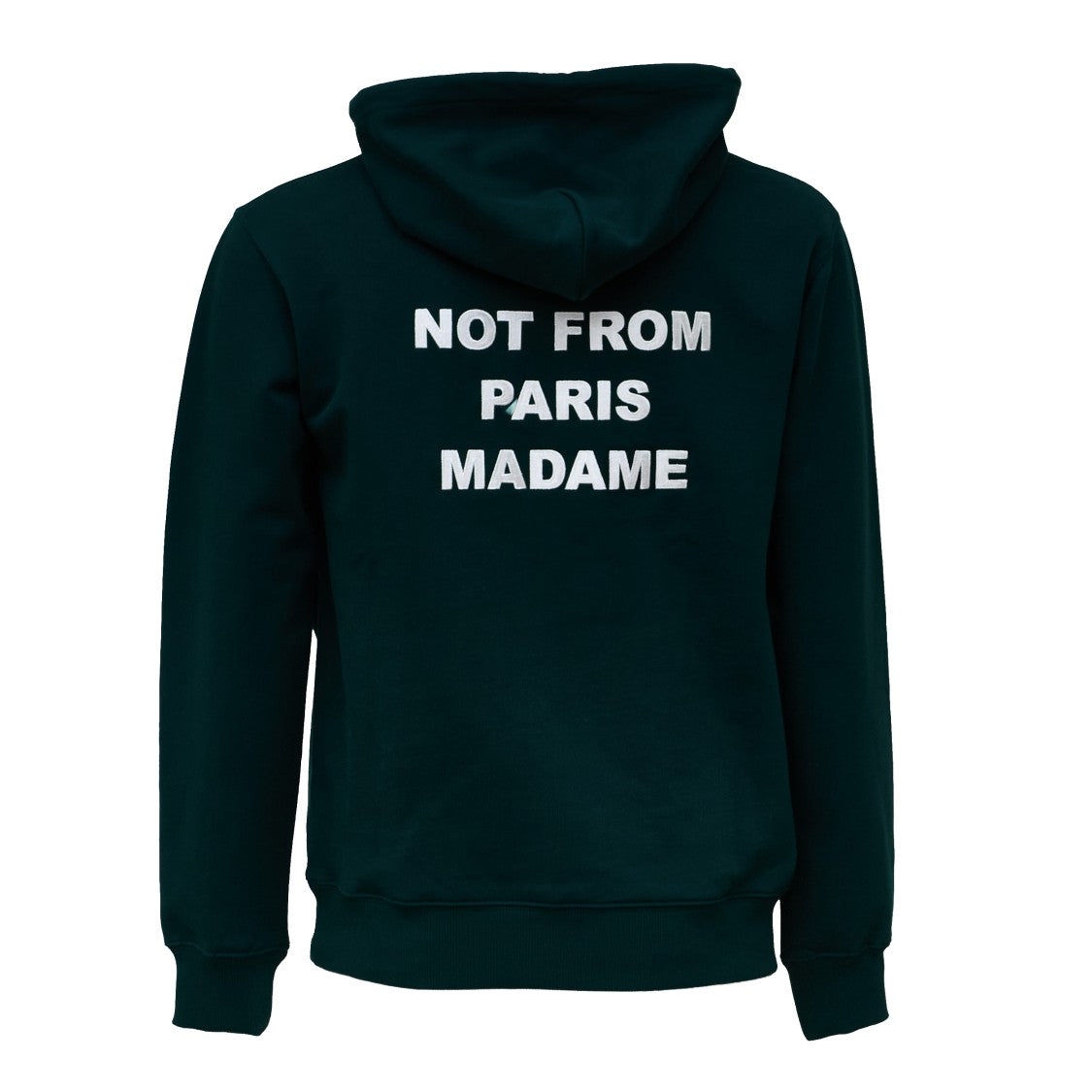 Drôle De Monsieur Hoodie With Iconic Slogan And Drawstring Closure