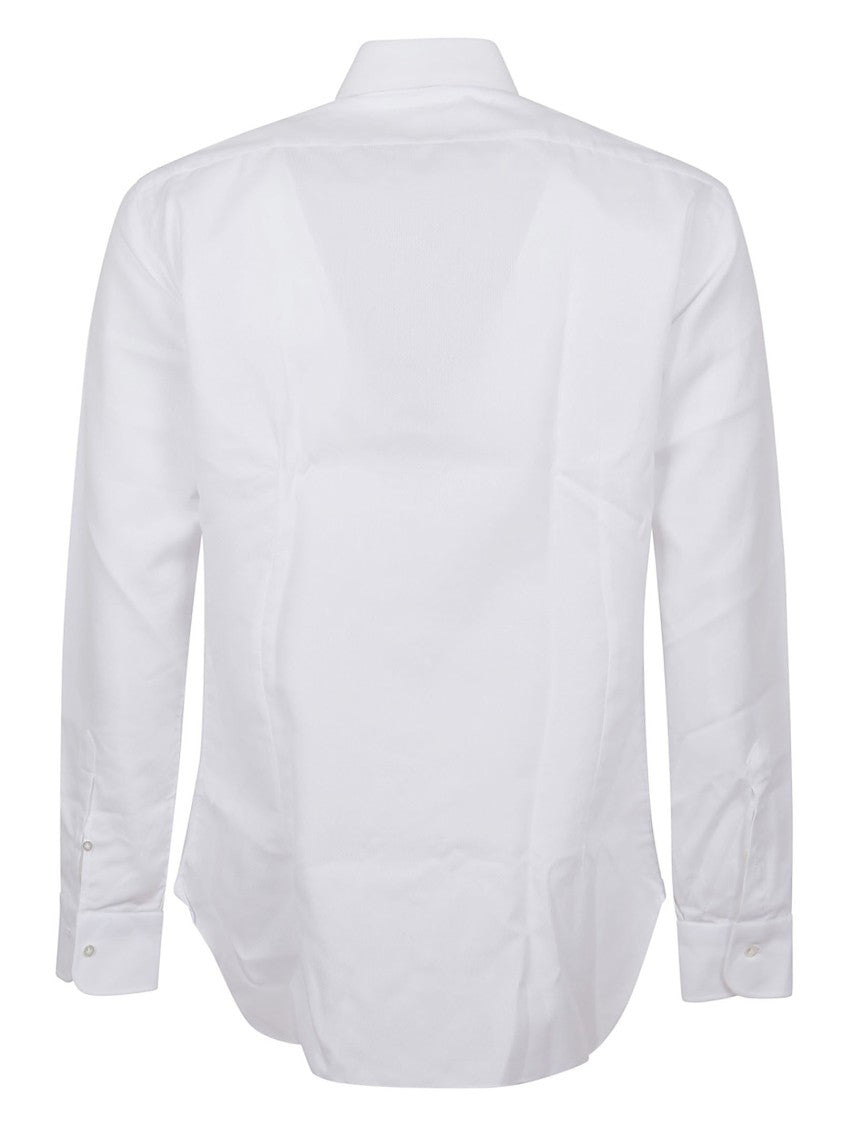 Buonamassa Timeless Tailored Blue Shirt With Pointed Collar