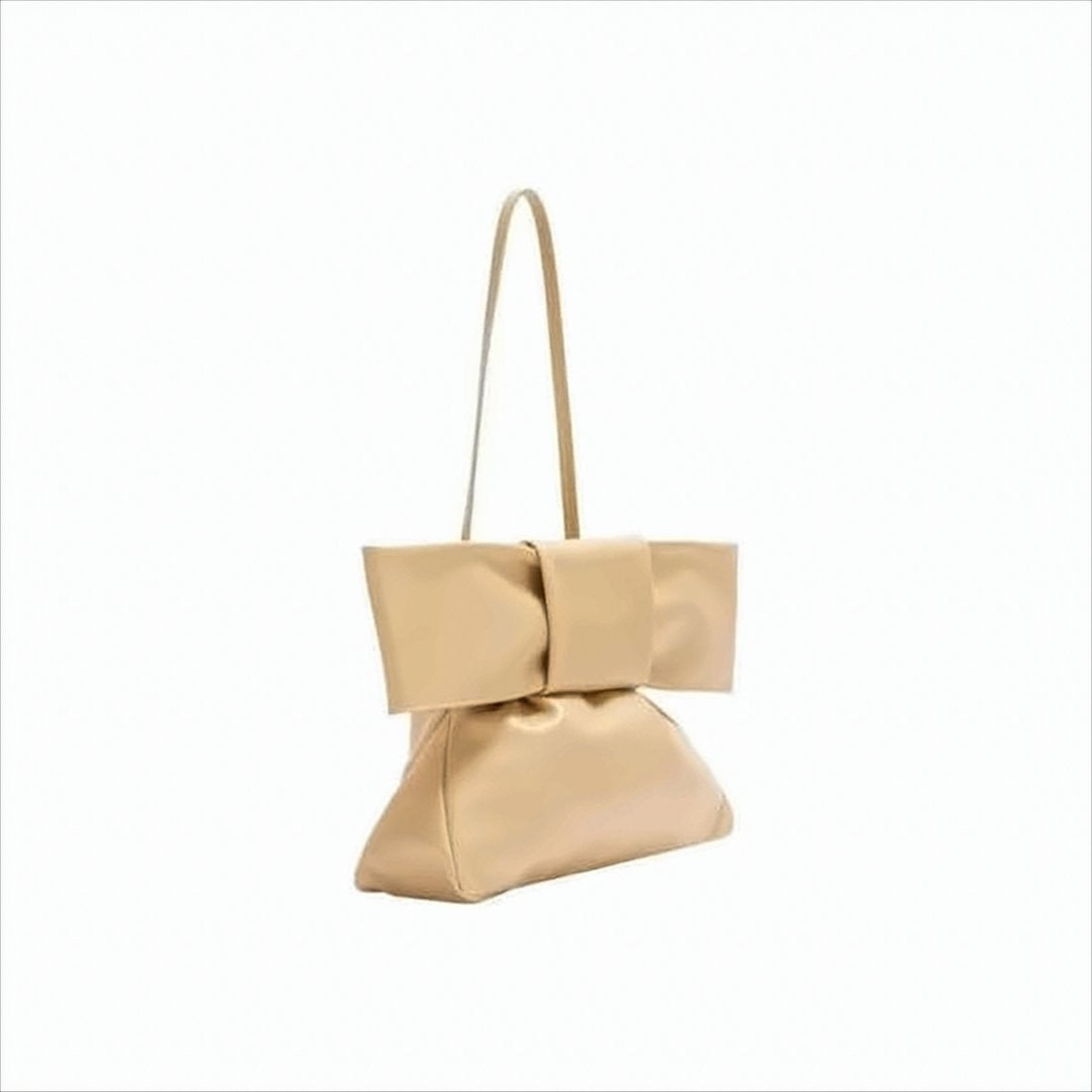 Jil Sander Sculptural Calf Leather Shoulder Bag With Oversized Bow Detail