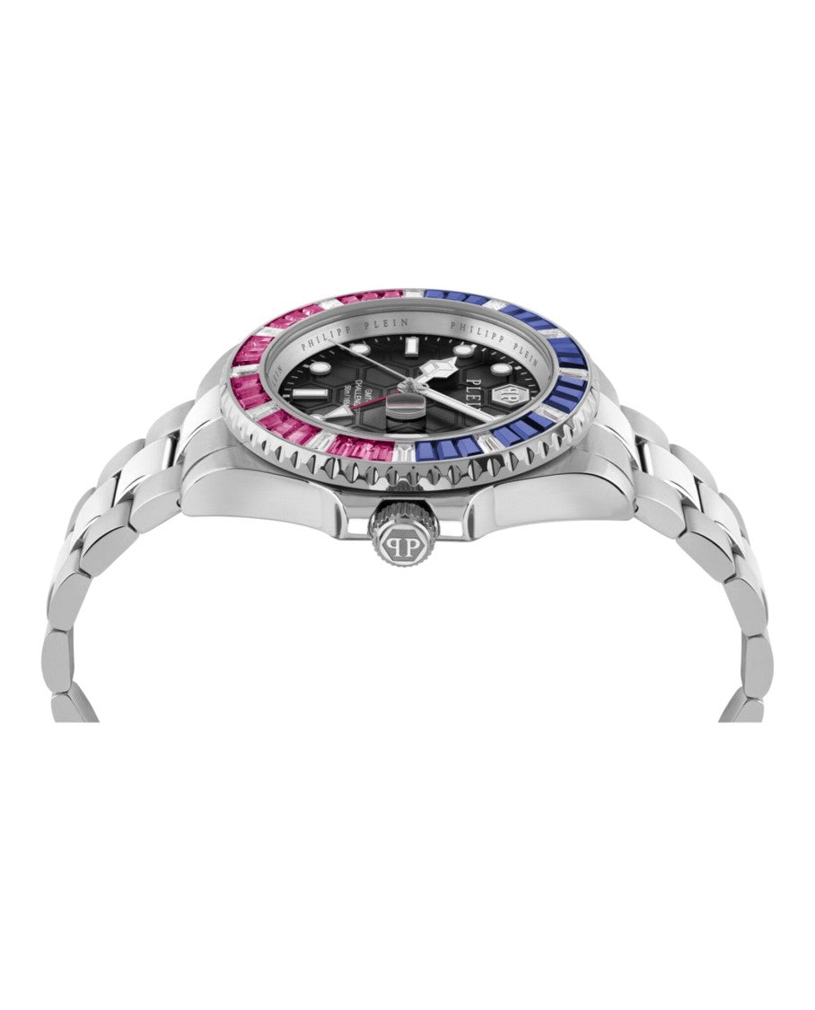 Philipp Plein Gmt-I Challenger Baguettes Bracelet Watch