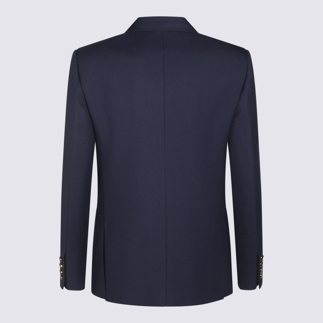 Valentino Structured Blue Tailored Jacket With Notched Lapels