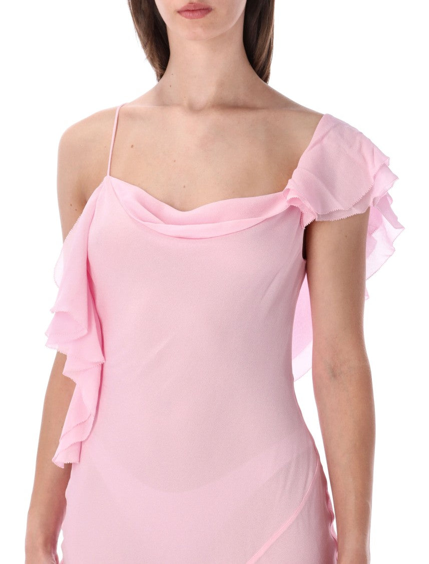 Self-Portrait Frill Maxi Dress