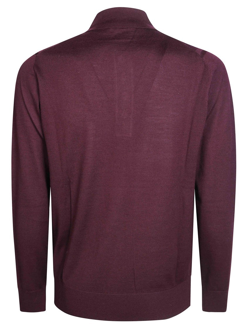 Paolo Pecora Long-Sleeve Polo Cardigan