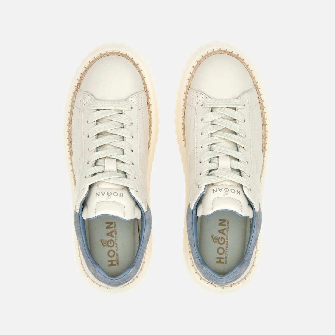 Hogan Platform Sneakers With Ribbed Sole