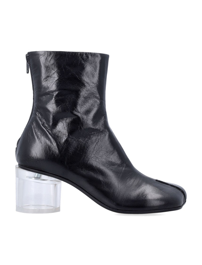 Mm6 By Maison Margiela Anatomic Transparent Heel Tabi Boots