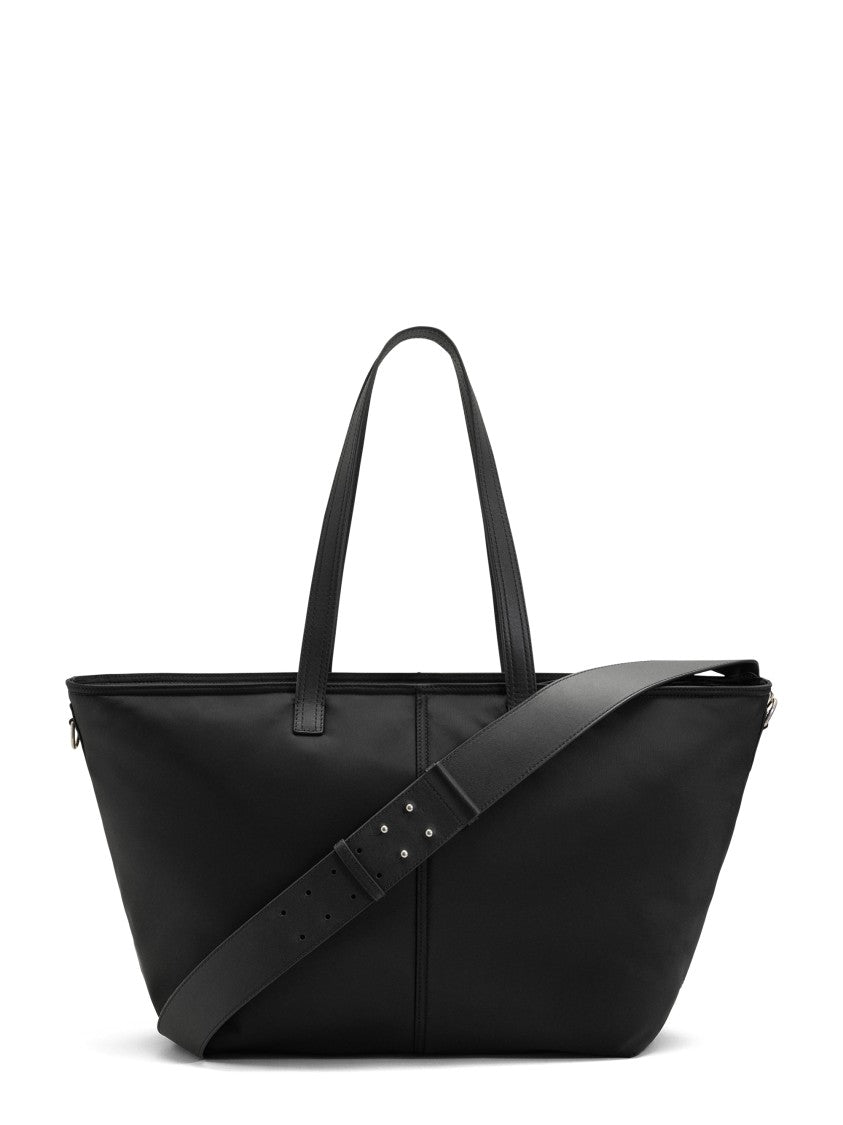 Ami Paris Marcel Small Leather Handle Shopping Bag