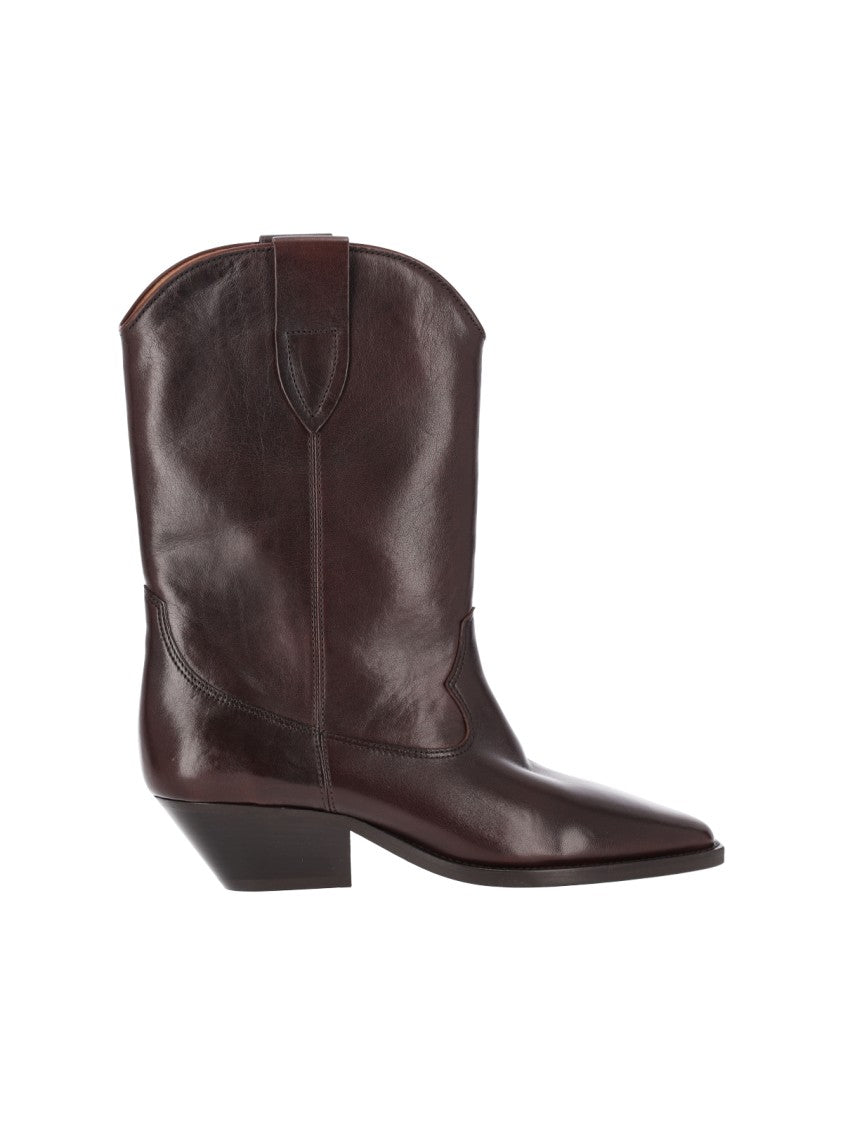 Isabel Marant Dark Brown Duerto Leather Boots