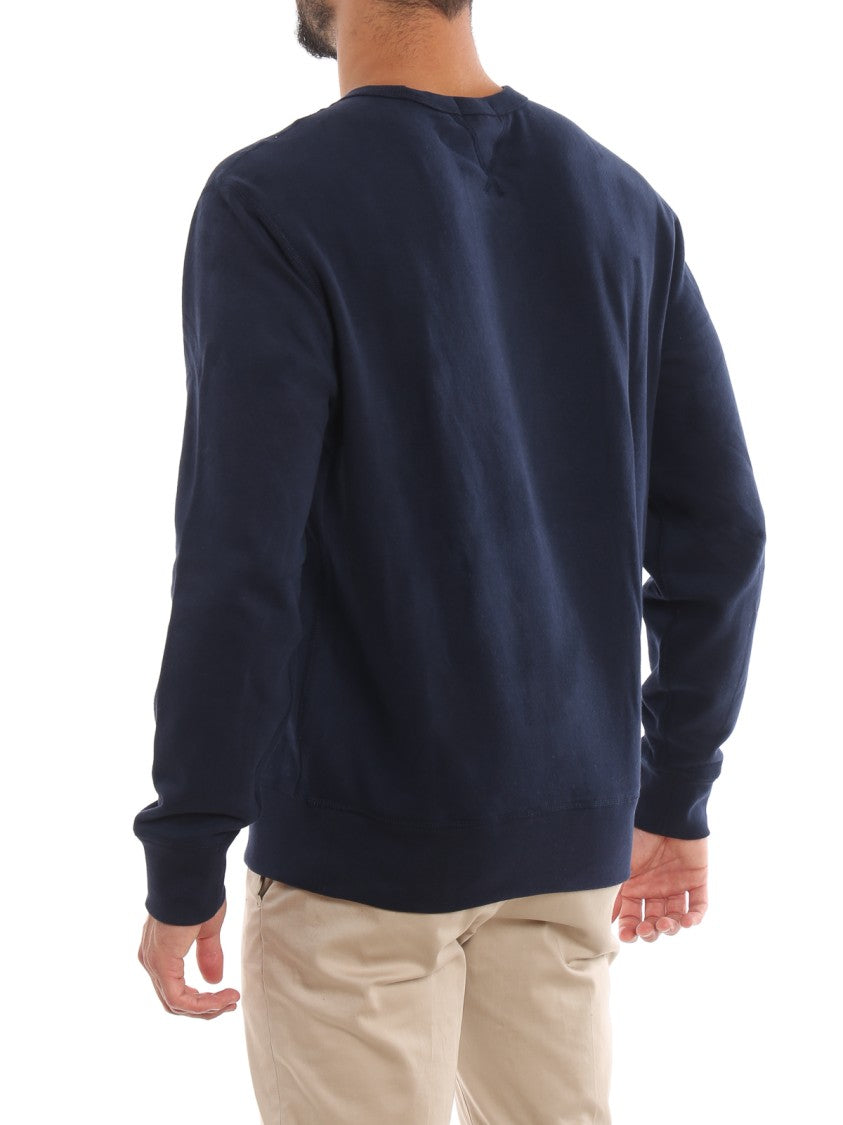 Polo Ralph Lauren Navy Blue Cotton Sweatshirt