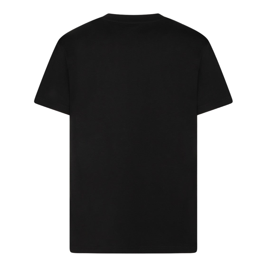 Moschino Short-Sleeve Black T-Shirt With Bold Logo Design
