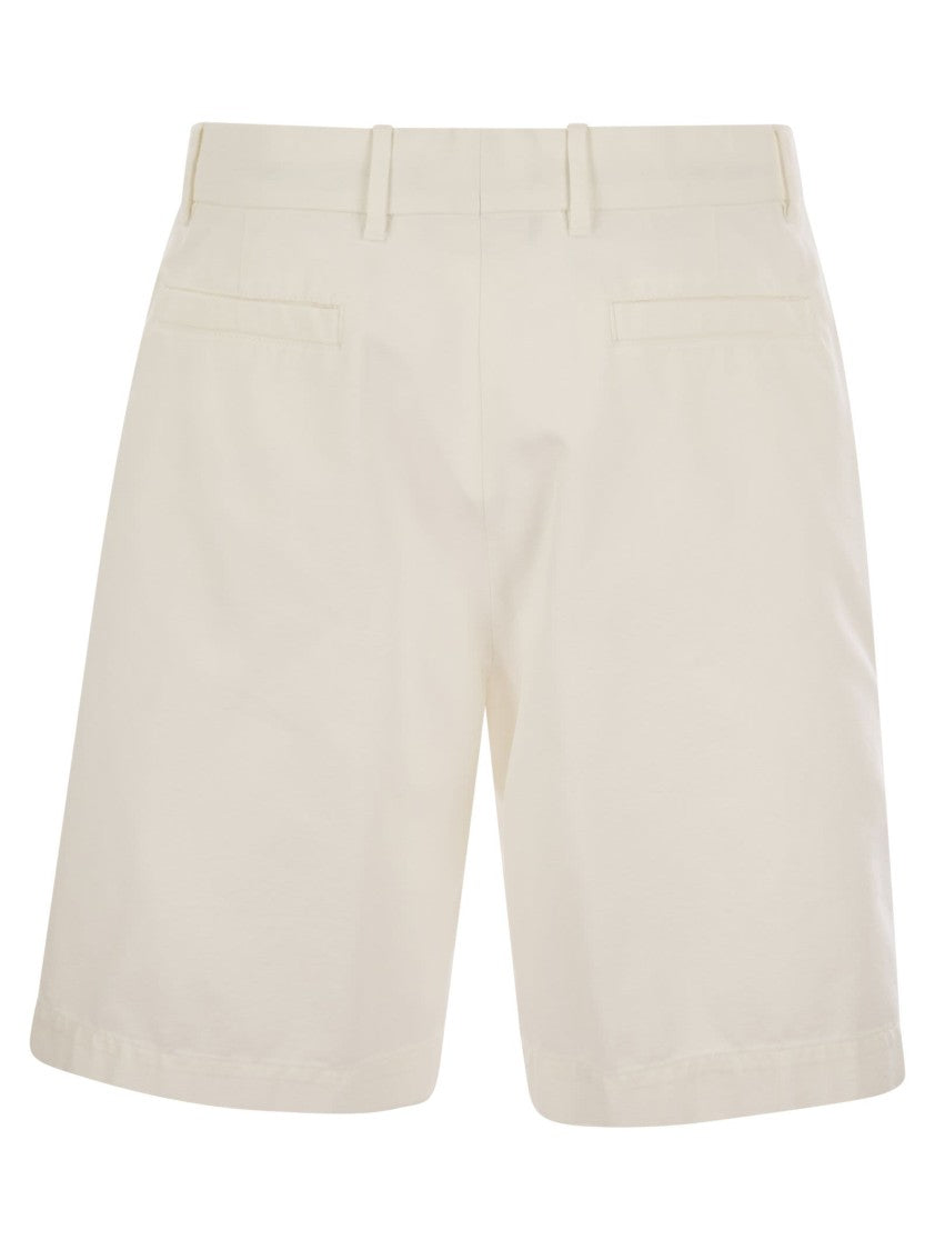 Brunello Cucinelli Cotton Gabardine Bermuda Shorts