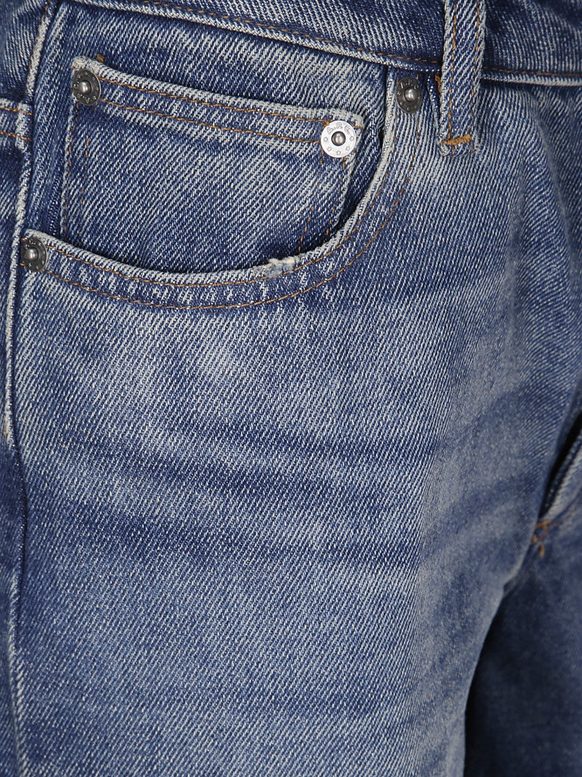 A.P.C. Wide Leg High-Waisted Jeans With Five Pockets