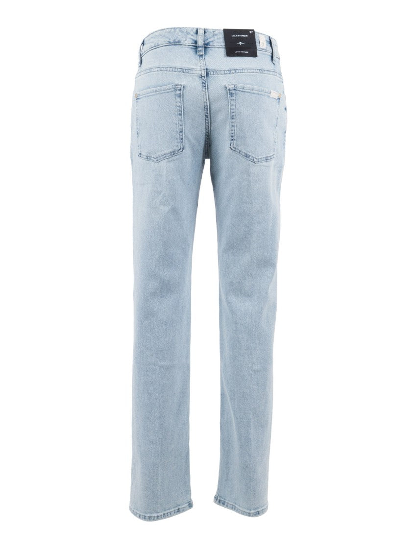 7 For All Mankind Frozen Calie Straight Jeans