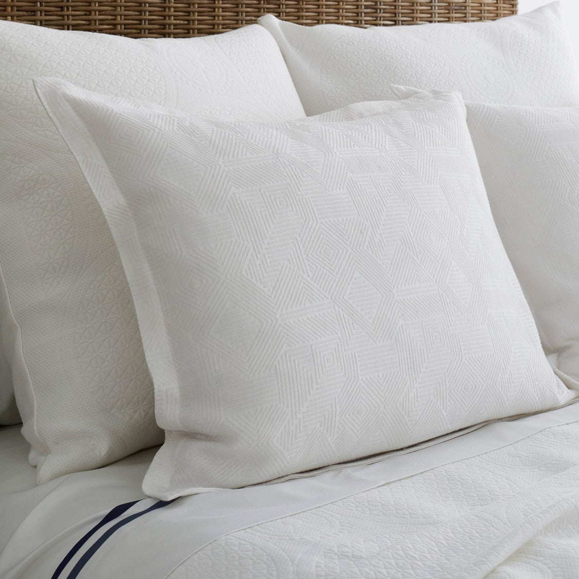Ann Gish Sashiko Duvet Set - Bone