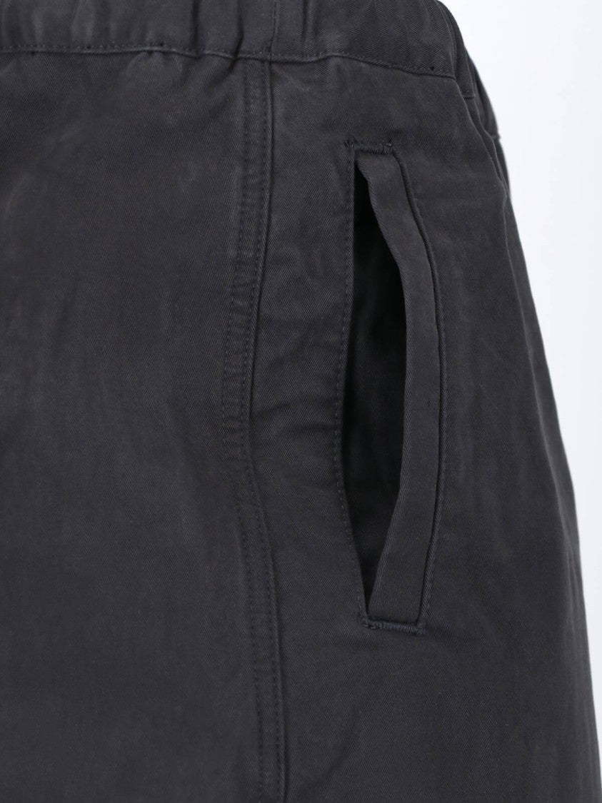 Entire Studios Black Relaxed Fit Adjustable Shorts