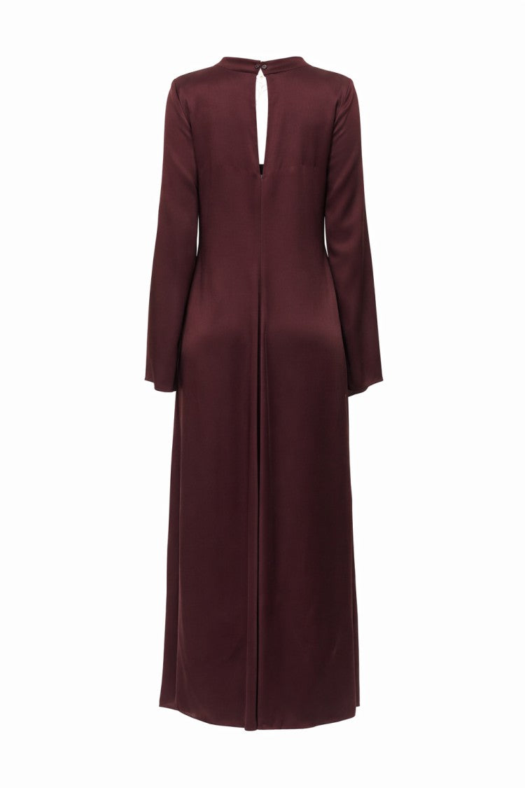 Forte Forte Flowing Long Dress With Round Neckline