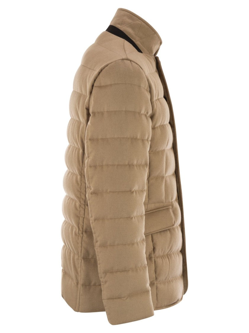 Moorer Zayn - Camel-Coloured Jacket-Style Down Jacket