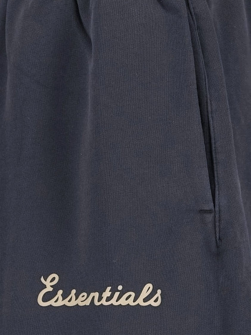 Fear Of God Relaxed Fit Blue Cotton Shorts