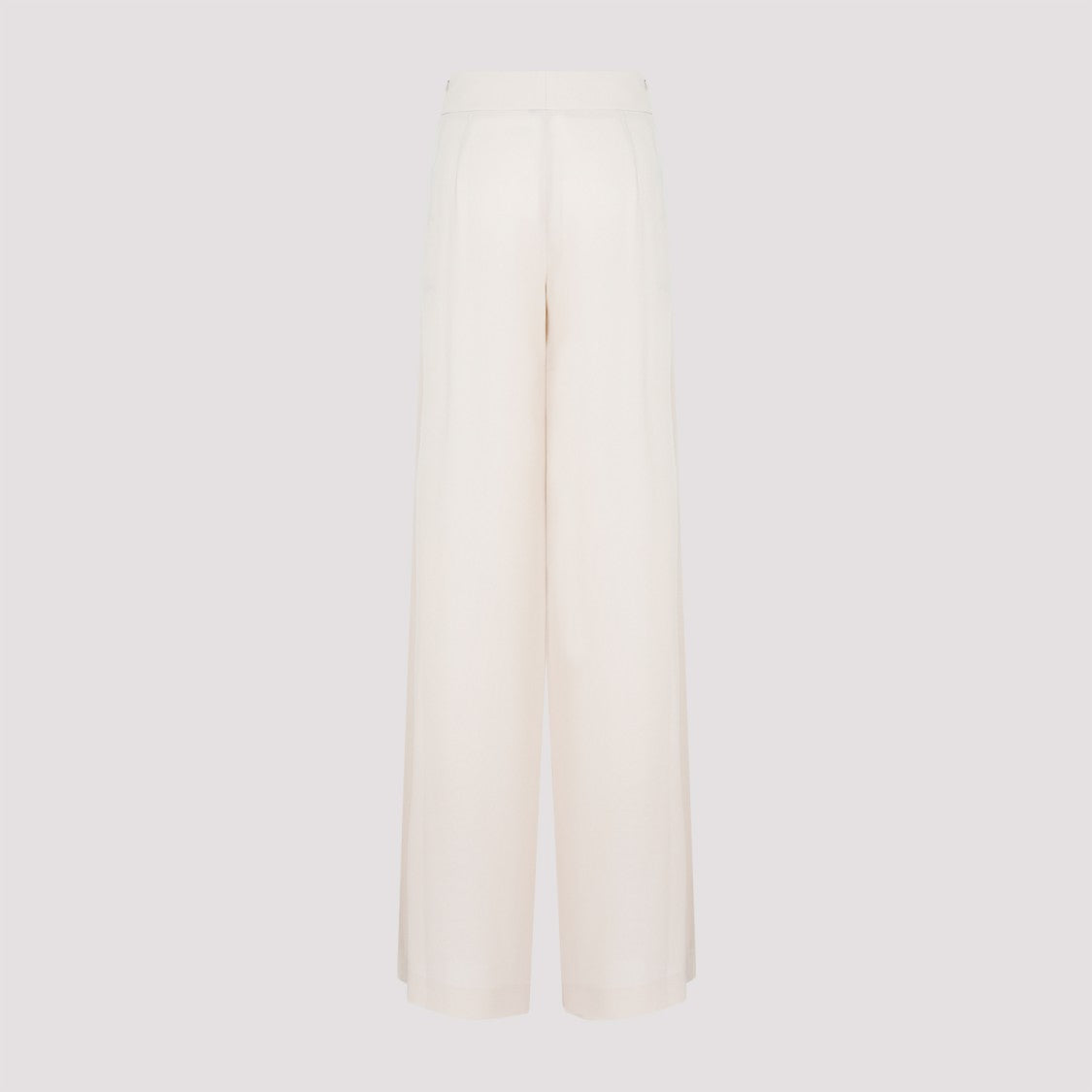 Akris Greige Silk Fellia Chiffon Pants