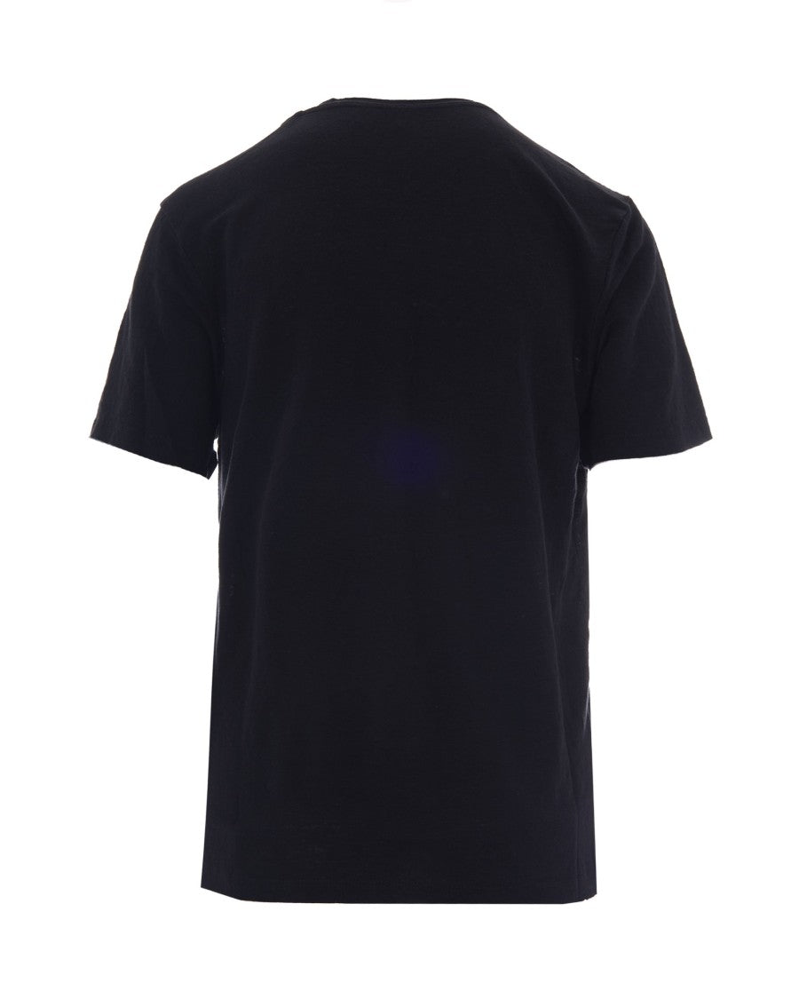 Isabel Marant Étoile Short-Sleeved Round Neck T-Shirt With Metallic Logo Detail