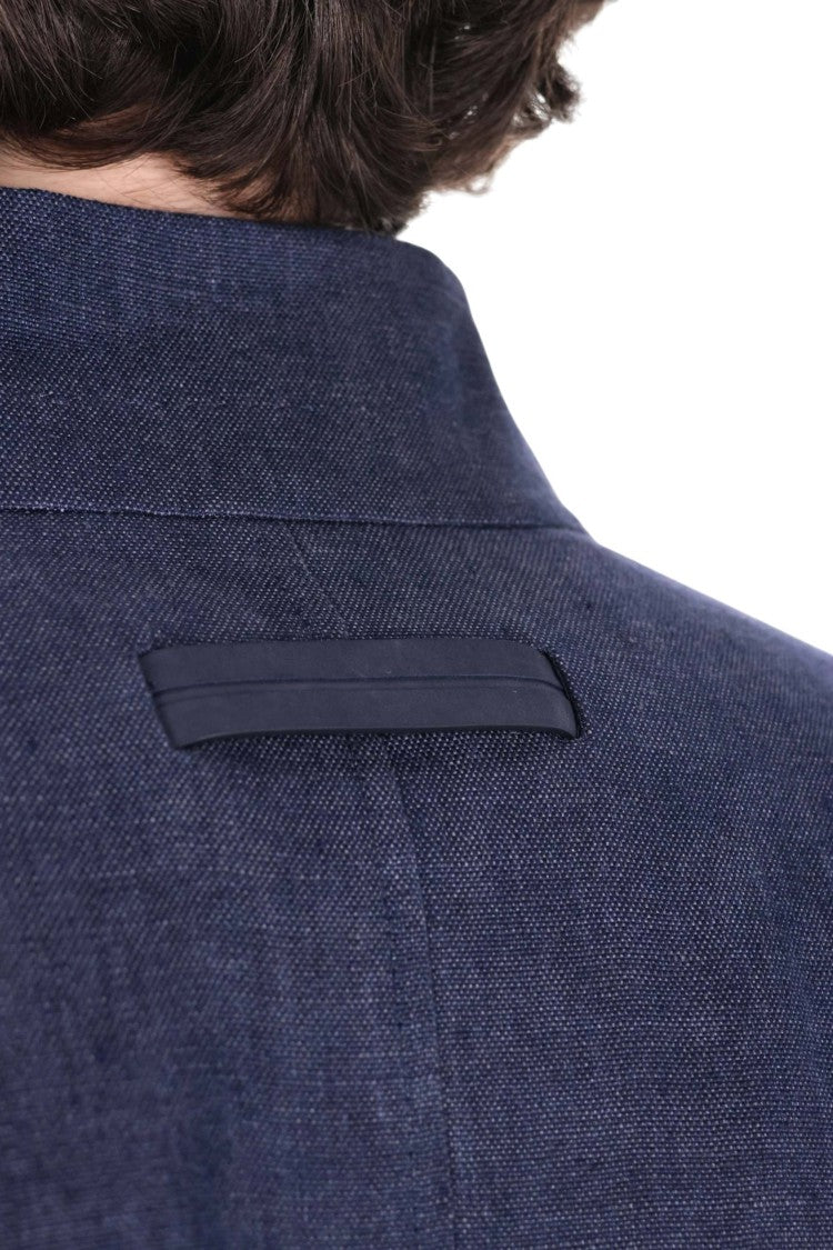 Zegna Il Conte Unstructured Linen Chore Jacket