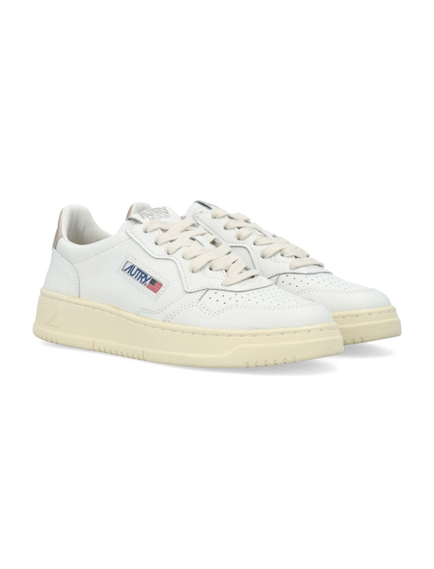 Autry Medalist Low-Cut Perforated Leather Sneakers