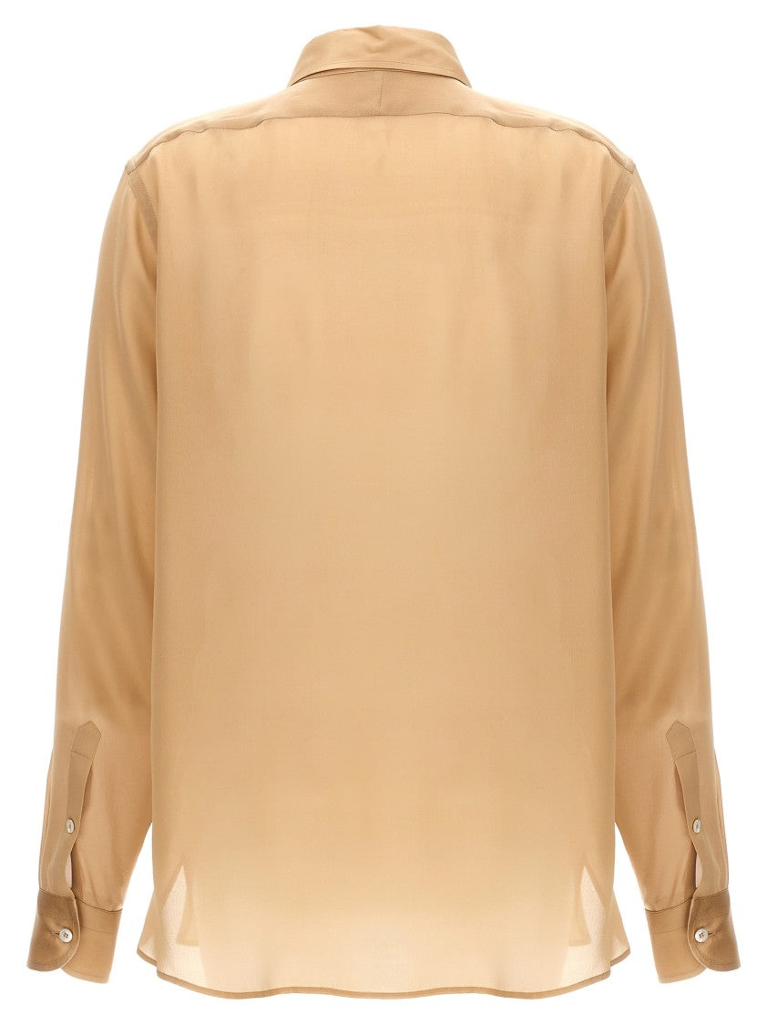 Tom Ford Pleated Plastron Shirt
