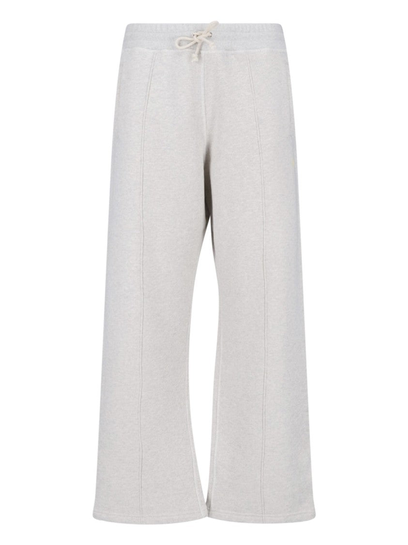 Golden Goose Cropped Wide-Leg Trousers With Drawstring Waistband