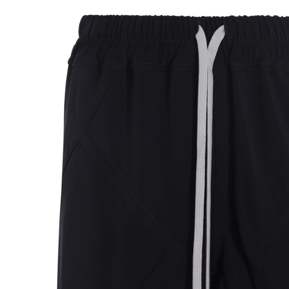 Rick Owens Relaxed Straight-Leg Trousers With Contrasting Drawstring