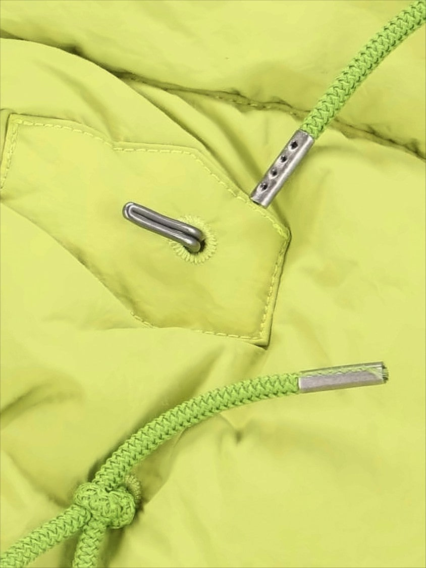 Ten C Lime Green Quilted Padded Jacket
