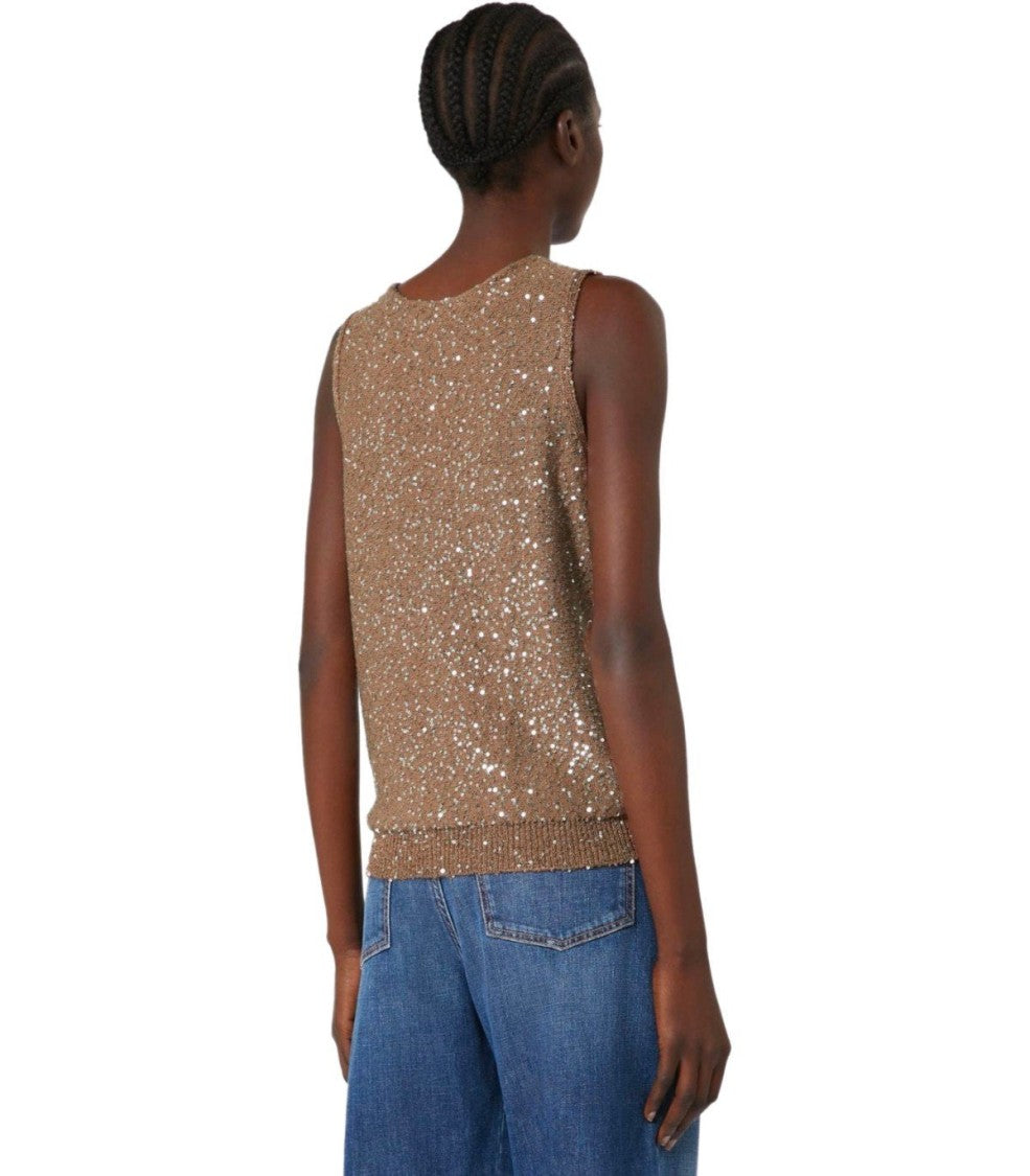 Max Mara Acaici Brown Top