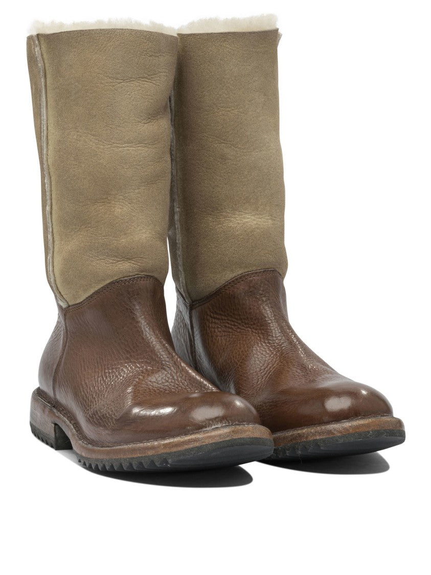 Moma "Rick" Zippered Ankle Boots