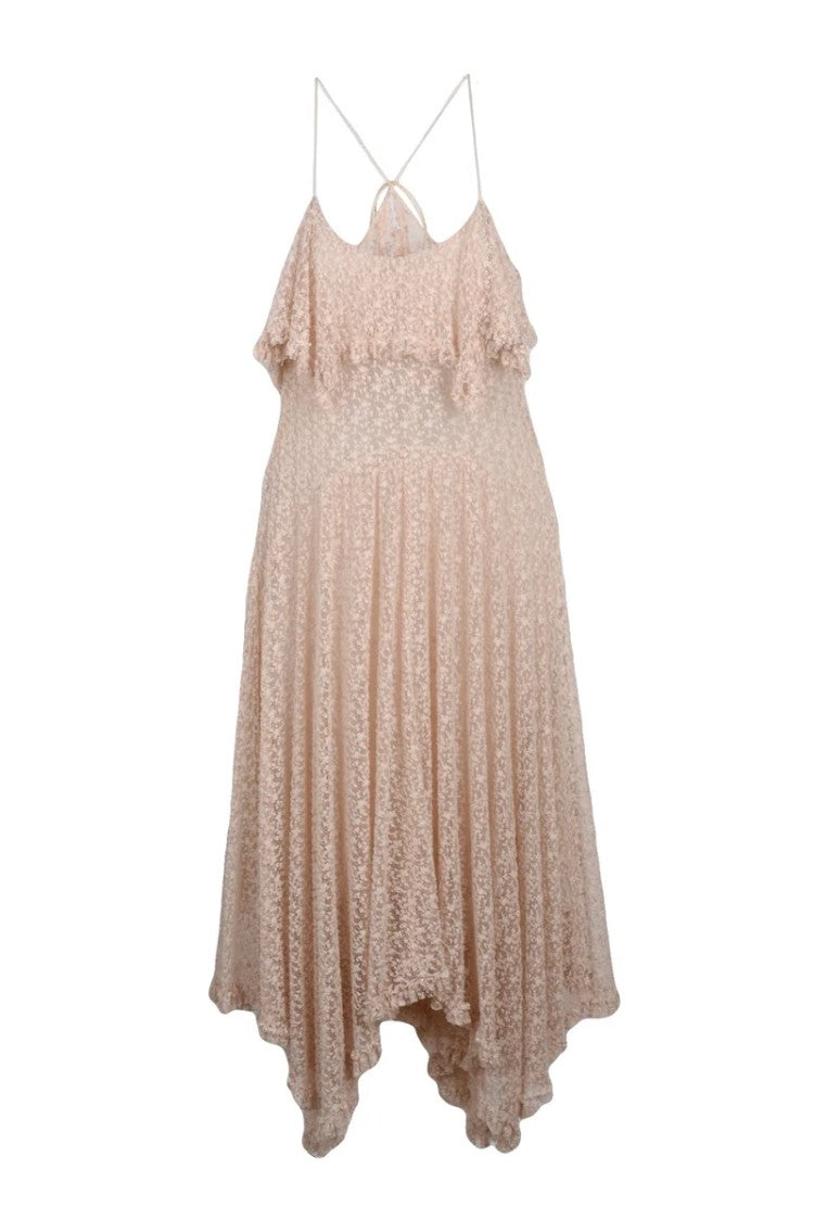 Philosophy Di Lorenzo Serafini Asymmetric Long Dress - Pink